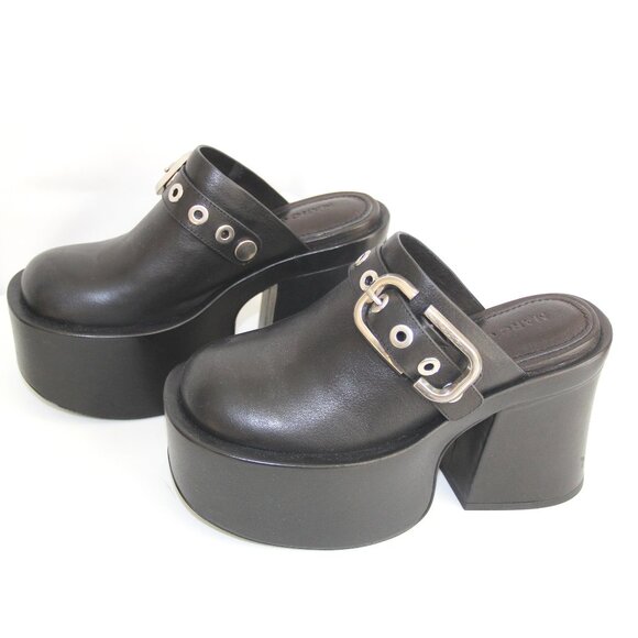 New In Box Marc Jacobs The J Marc Leather Clog Size 6 US/36 EU - Picture 2 of 13
